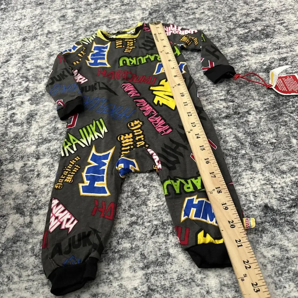 9M‎ NEW Gwen Stefani Harajuku Mini No Doubt Lovers One Piece Jumpsuit Gray Baby